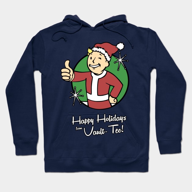 Happy Holidays from Vault-Tec! Hoodie by NoobDesign15